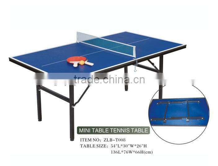 Single Folding table tennis table without wheels price for sale