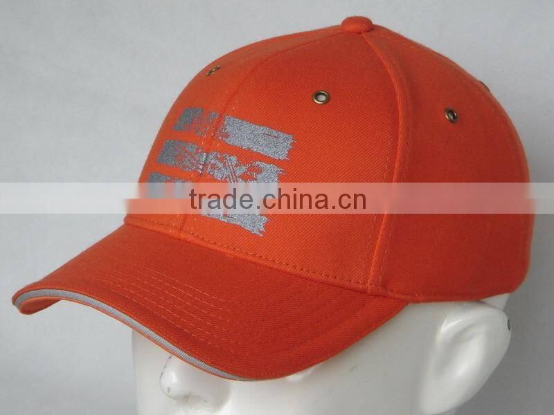 spandex cotton flex fitted cap with printing