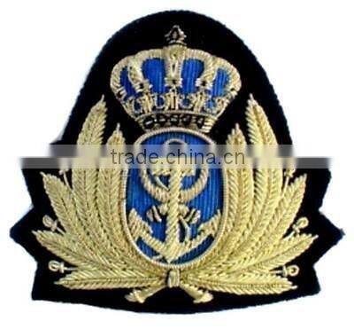 British R.A.F. Squadron Bullion Wire Blazer Badges