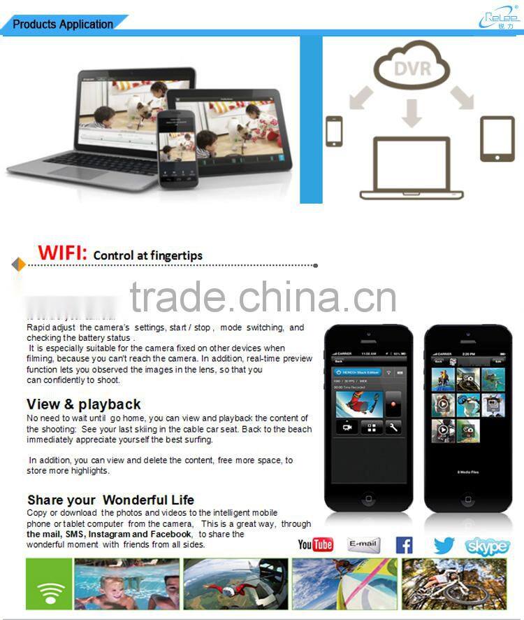 Private models advanced full hd 1080p wifi ip action camera