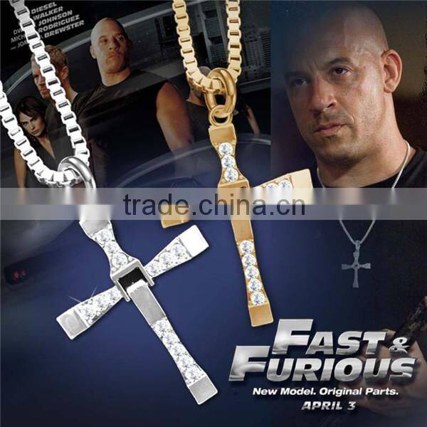 MYLOVE Fast & Furious Cross Necklace Dominic Toretto necklace MJ-54
