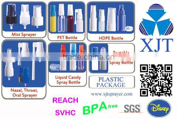 10 ml PET Pharmaceutical Oral Spray Bottle in Amber Color