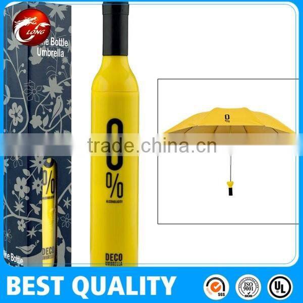 Creative Three Folding Bottle Shape Umbrella