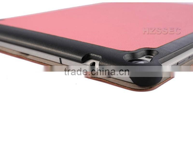 Shockproof rugged leather cover slim tablet case for Google Nexus 9 portable folio case