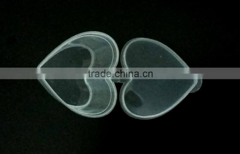 Plastic heart-shaped sauce container 1.5oz