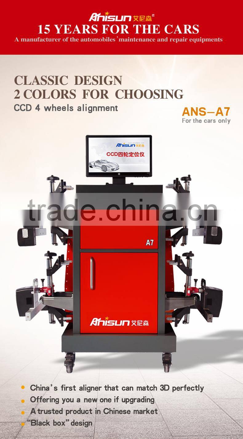 CCD bluetooth price of wheel alignment machine with CE approved