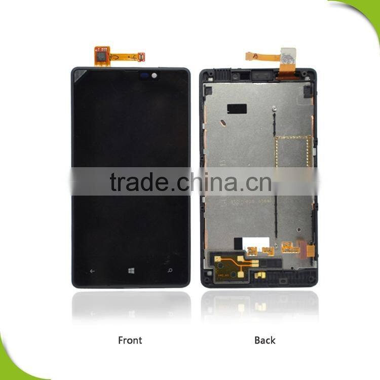 Full Tested Wholesale lcd screen display digitizer with frame for Nokia Lumia 820 lcd