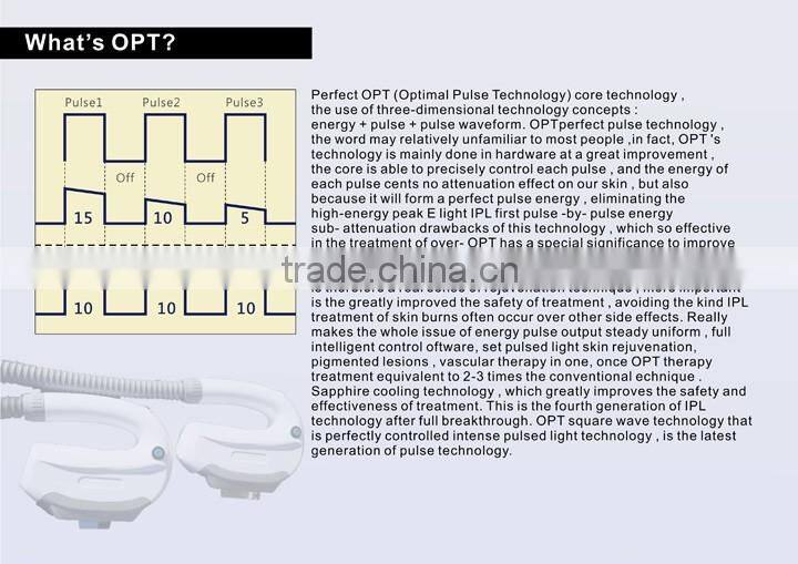 New Year Promotion Vertical IPL OPT SHR hair removal machine