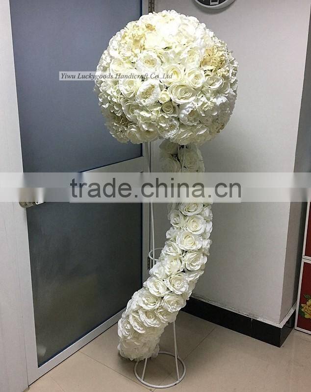 luxury cream white romantic wedding flowers and pillars wholesale