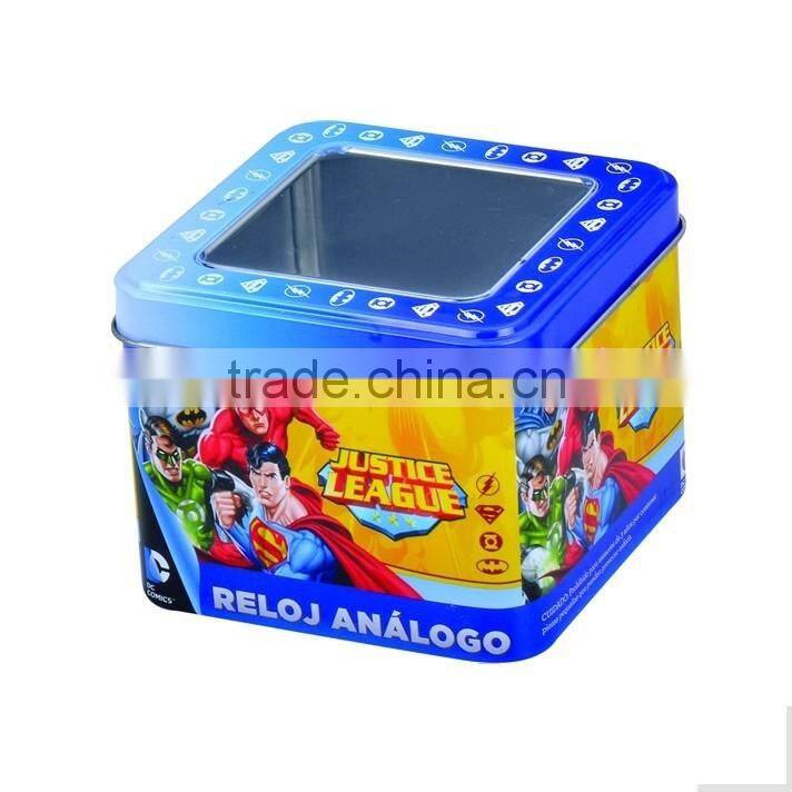 justice league watch tin box