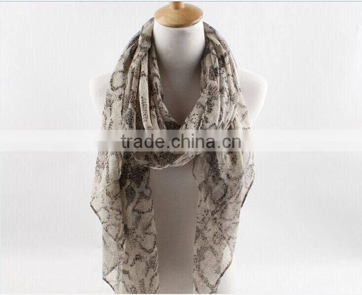 Fashion Design Women's Long Print Cotton Voile Scarf Wrap Ladies Shawl Scarves & Wrap