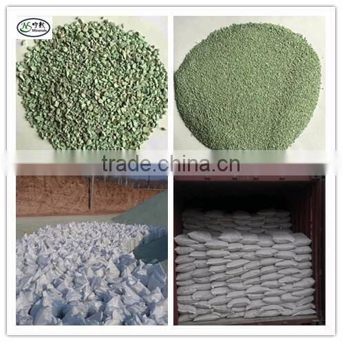 Natural green zeolite granules/powder for water treatment