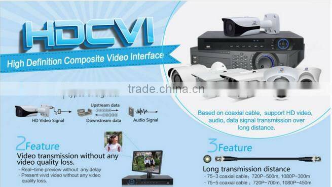 Dahua 1.3Megapixel 720P Water-proof IR cctv hdcvi camera HAC-HFW2100D