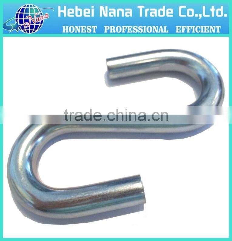 Metal stainless steel S hook for hanger