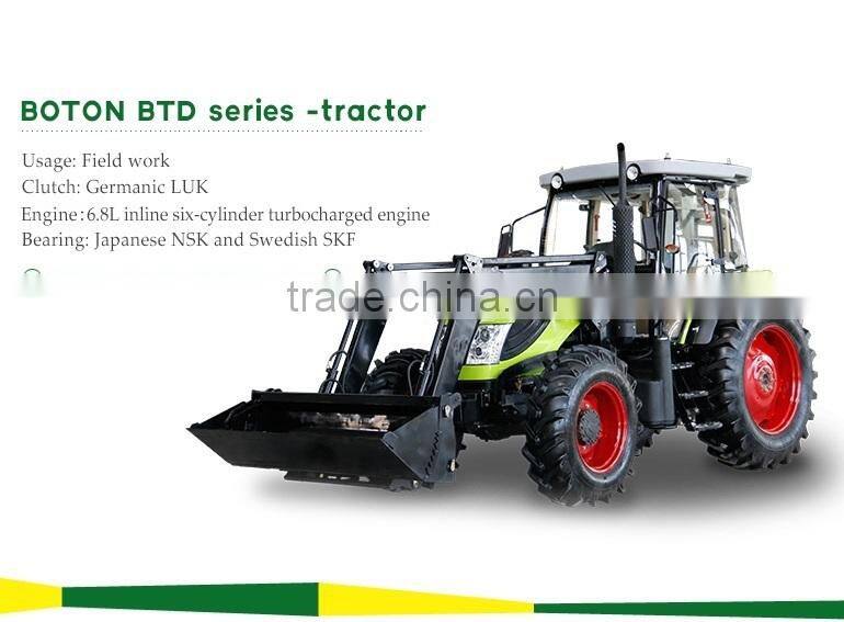 BOTON 130HP tractor DEUZT ENGINE EPA4 FIAT GEARBOX WITH FRONT LOADER