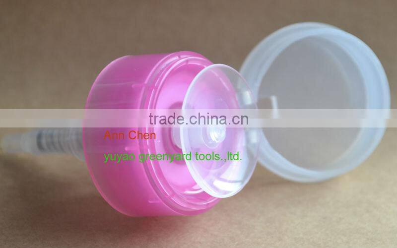 liquid pump bottle for nail polish remover