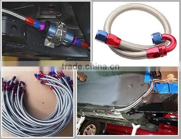 VMT CNC machining made AN6 to AN6 adapters for car hose