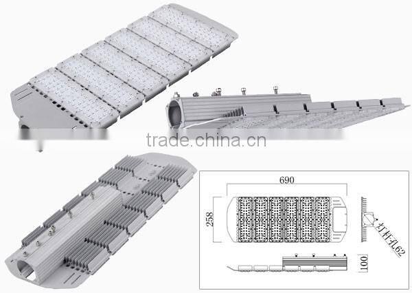 New style IP65 Stamping aluminum LED road light shell