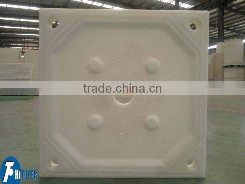 PP material high pressure filter plate with filter cloth sealed