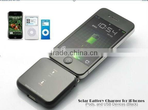 mini Solar Charger for iphone 4/iphone4s/iphone 5/ipad /ipod charger