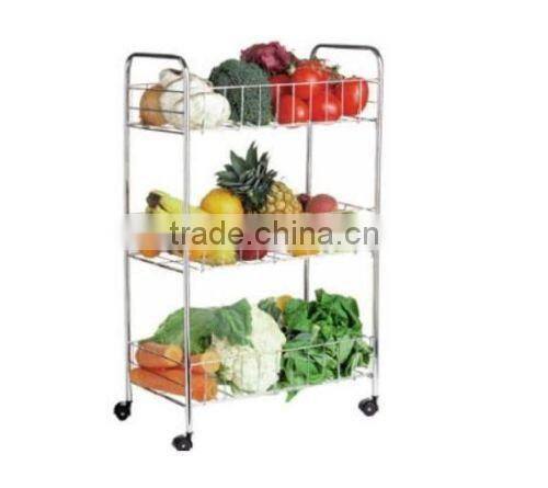 Mobile fruit and vegetable trolley