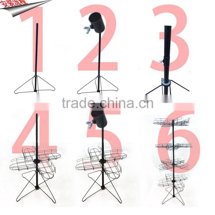 360 degree flexible 4 tier baseball cap rack