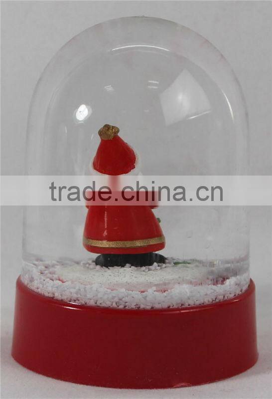 Unique plastic souvenir gift snow globes