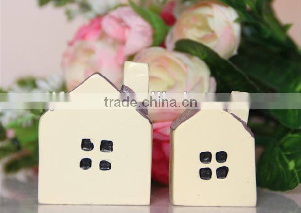 Zakka grocery Aegean Sea small decorative house micro landscape accessories resin ornaments background props