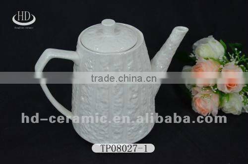 decal ceramic tea pot