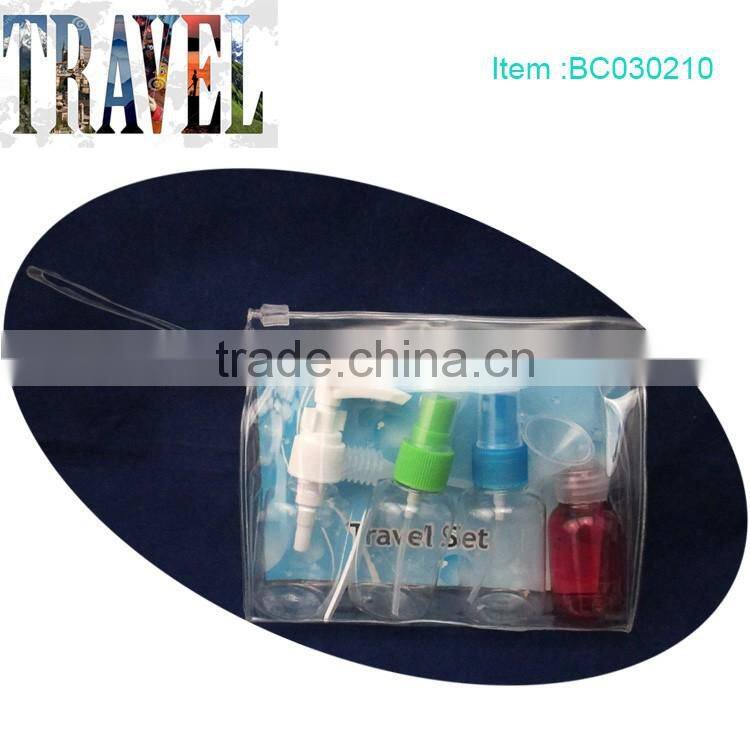 Promotioan cosmetic bathroom travel cosmetic containers
