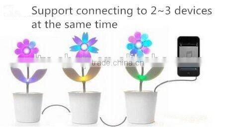 Electric Lightening Dancing Flower Speaker Smart Music Flower Color Changeable Dancing Flower Speaker