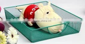 Fashion Metal Mesh Office Stationery Desk Drawer Organizer /Storage Basket