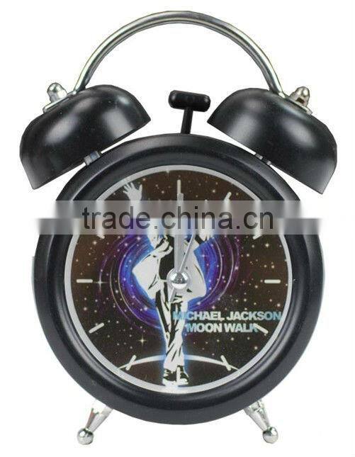 small lazy Twin Bell Alarm Clock