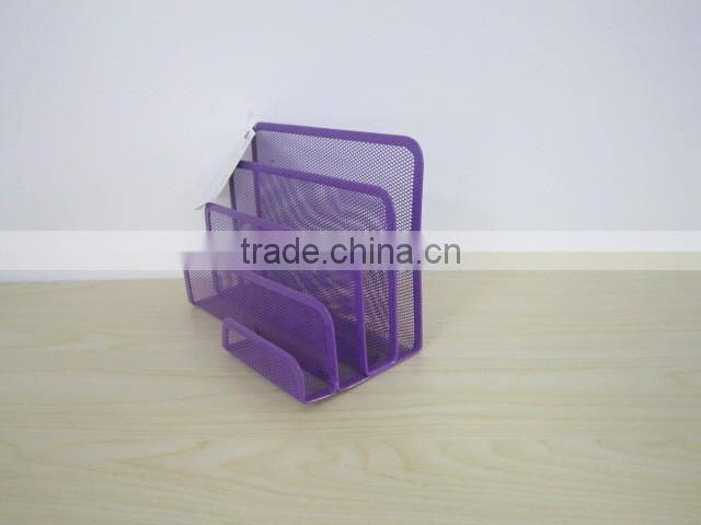 2016 mesh metal wire Desk top paper organizer file folder holder office file rack office file rack