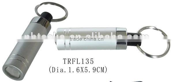 Hot sale aluminum custom logo mini key holder LED flashlight