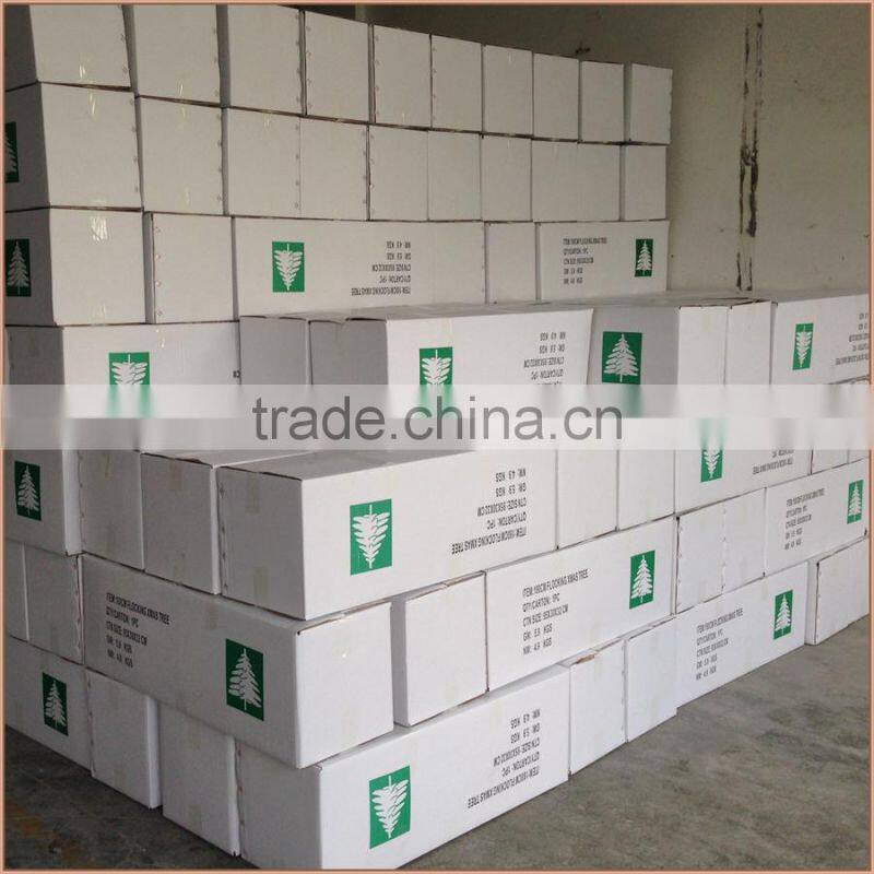 Fire retardant flocked christmas garlands