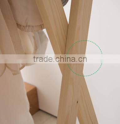 wooden coat hanger for living room wooden clothes rack