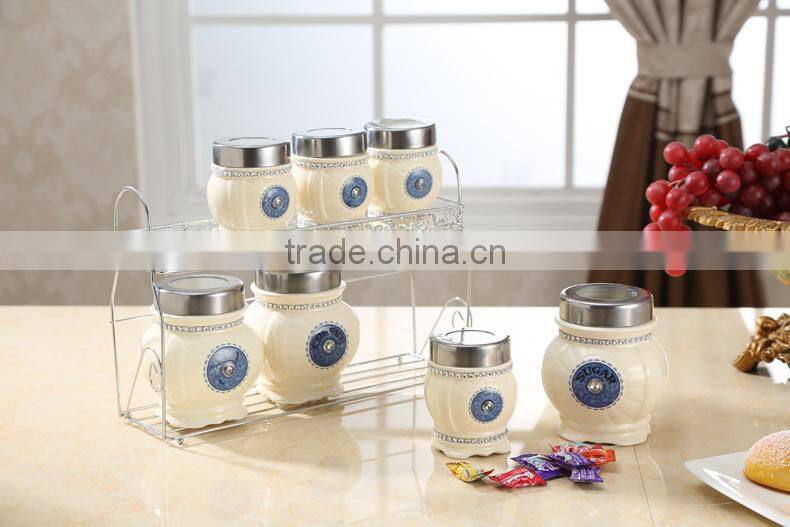 kitchen accessories ceramic jars