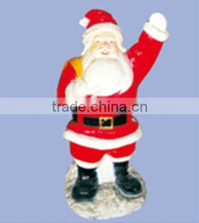 Large outdoor santas decoration