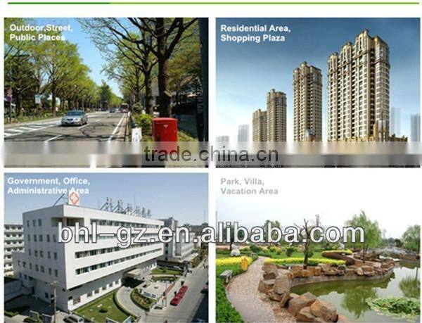 Modern outdoor recycle bin metal garbage waste bin (combo)