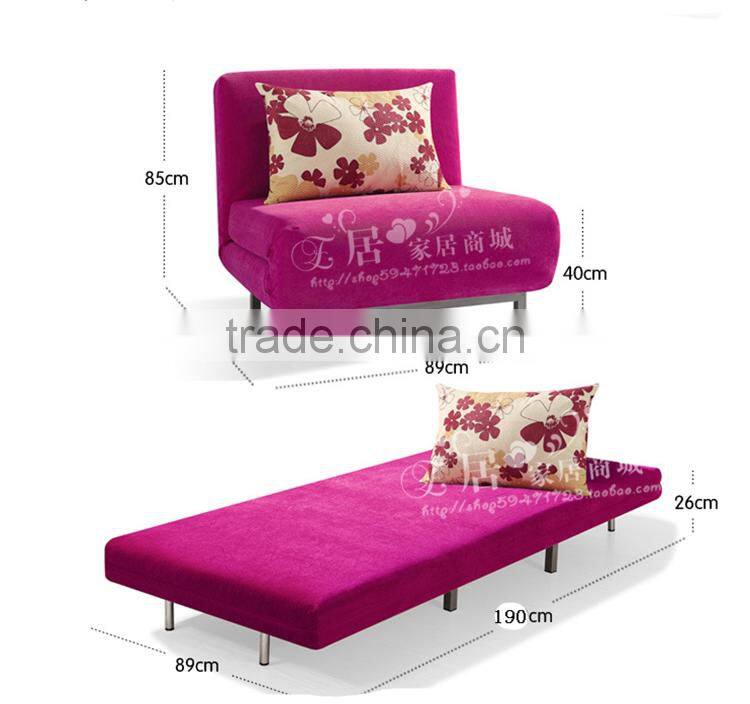 High quality home furniture apartment fold sofa bed