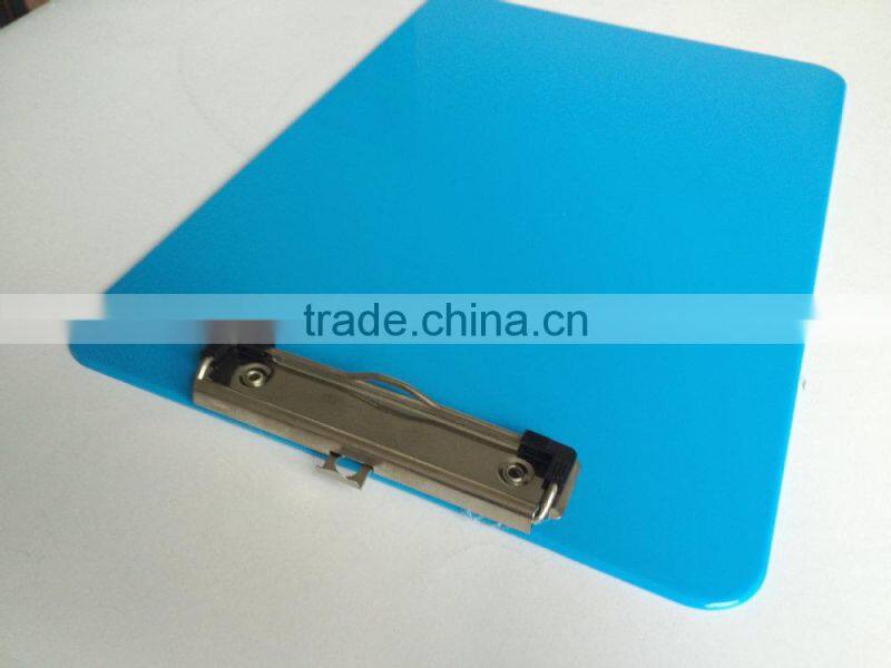 A4 PVC single/double printing clip board for office and school using