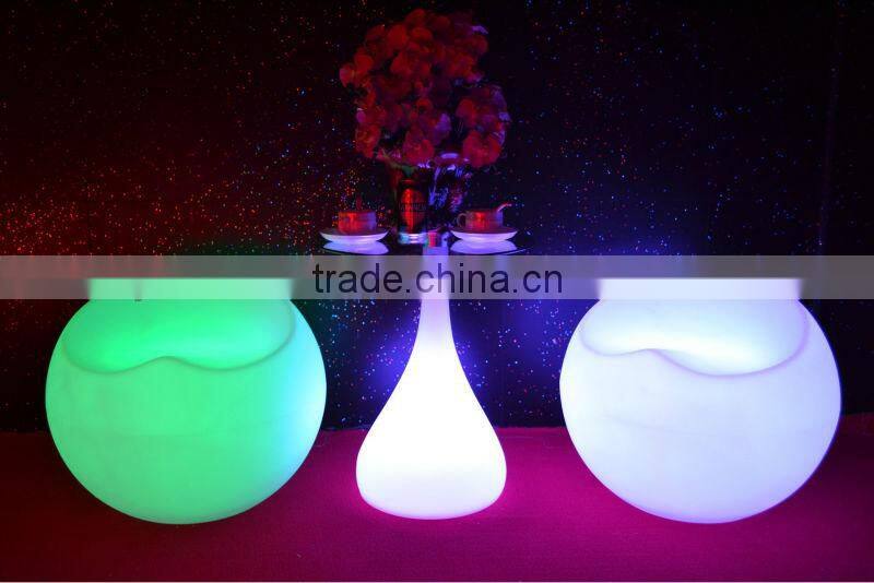 color changing LED table / light up furniture / outdoor bar counter