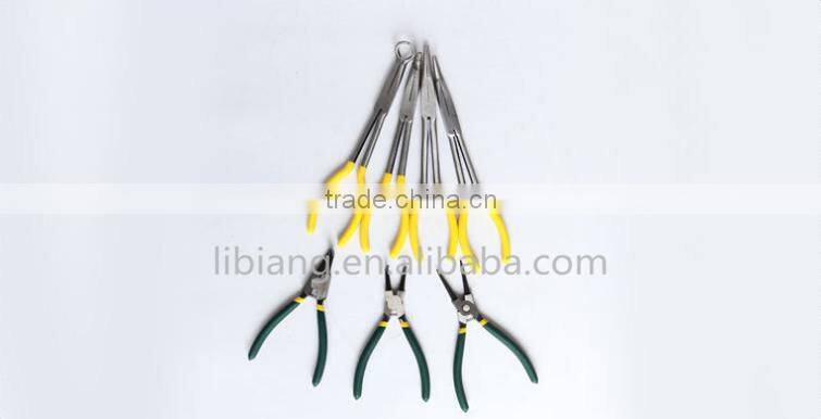 Stainless steel multi use long nose pliers
