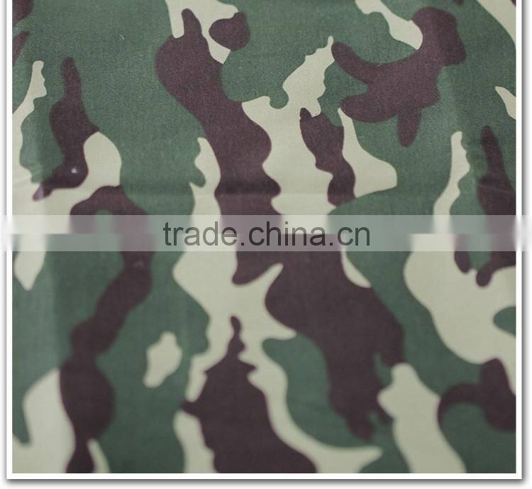 Jungle camouflage military uniform fabric with high colorfastness durable material sale for army