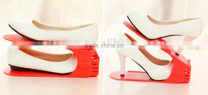 Wholesale Plastic Adjustable Shoe Display Stand Racks