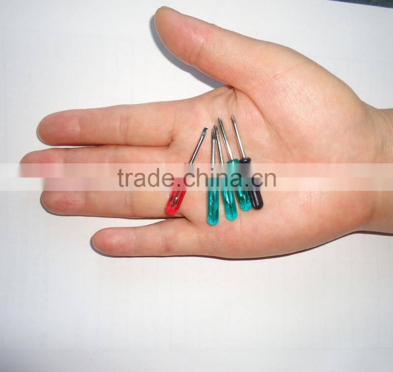 2.0x45mm Mini Phillips / Cross head screwdriver /Many colors handle