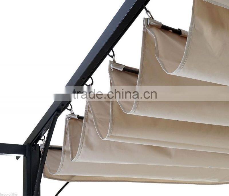 3x3m Durable Pavillon Garden Metal Pergola