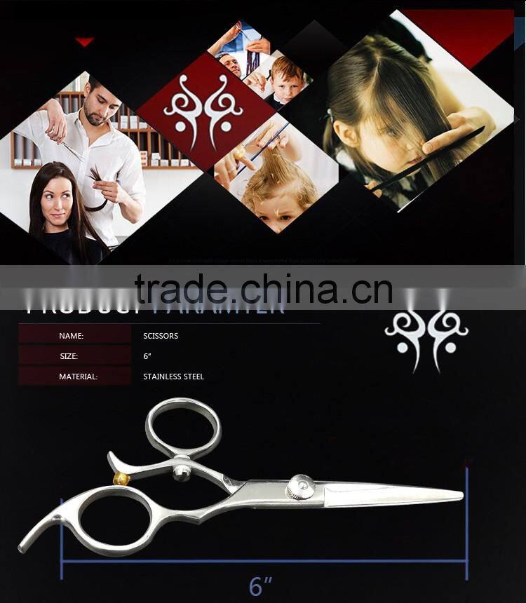Zhangjiagang barber scissor With Jewelled Click Adjust Tension Screw