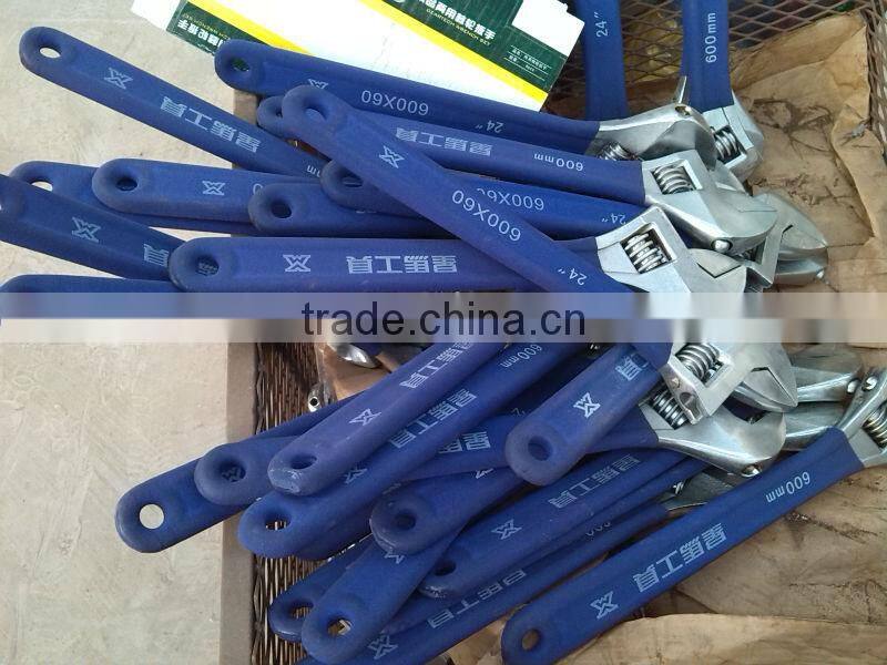 Adjustable spanner 12" .pvc handle. Hight quality